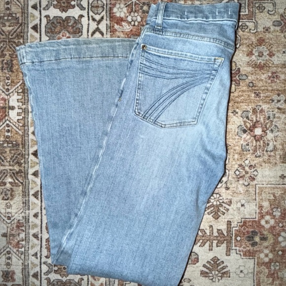 7 For All Mankind Denim - 7 For All Mankind Light Blue Flare Jeans